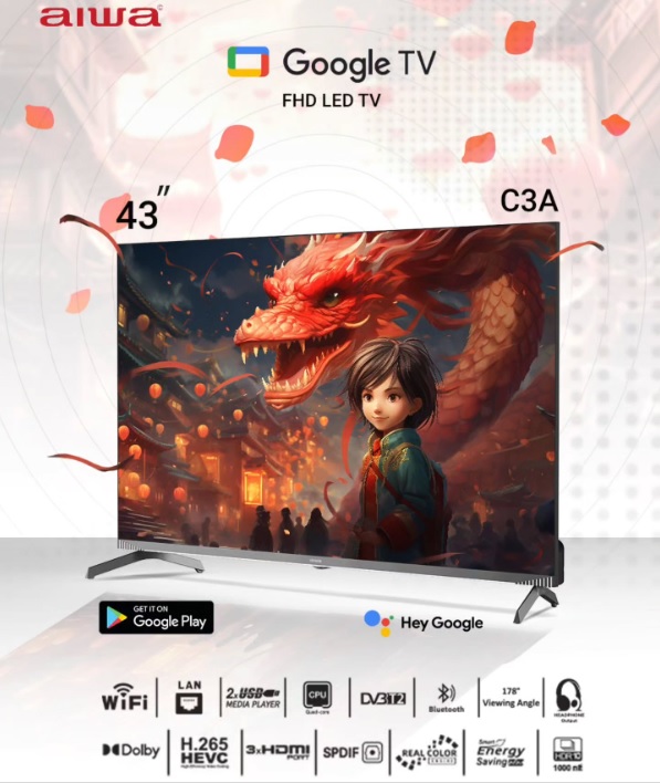 تلویزیون 43 اینچ سری C3A Full HD آیوا